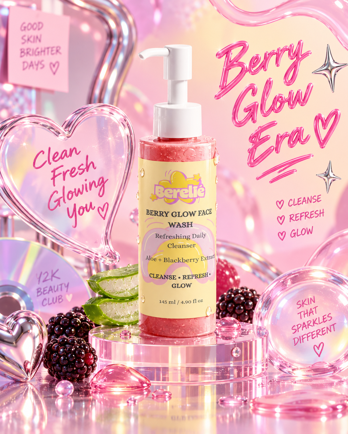 BERRY GLOW FACE WASH